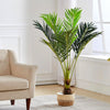 Artificial Palm Tree in Pot Fake Garden Outdoor Geranium Plants Home Decor Trees