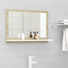 Bathroom Mirror Engineered Wood Toilet Wall Mirror Multi Colours/Sizes vidaXL
