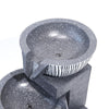 Solar Garden Fountain Water Pump Cascade Landscaping Outdoor Feature Landscape