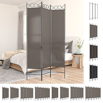 6-Panel Room Divider Fabric Privacy Screen Paravent Multi Colours/Sizes vidaXL