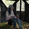 3 Person Portable Hunting Blind Pop-Up Shooting Ground Blind Tent Mesh Windows