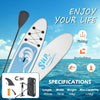 Inflatable Paddle Board 10ft SUP Surfboard Stand Up Water Float w/ Accessories