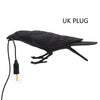 Modern Table/ Wall Lamps Resin Crow Desk Lamp Bedroom Sconce Light UK CZ