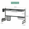 Over Sink Dish Drying Rack Space Saver Utensils Holder Kitchen Storage Organizer