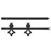 6FT Stainless Steel Sliding Wood Barn Door Track Kit Hardware Set Hanging Rail