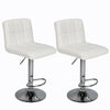 2X Faux Leather PU Bar Stools Breakfast Bar Chair Kitchen Stool Swivel Barstool