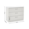 Chest of Drawers White Bedroom Furniture Hallway Tall Wide Storage 3/4/5 Draw UK