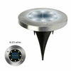 Solar In Ground Lights Outdoor Buried Lamp Disk 8/10/12LED Lawn Pathway Garden