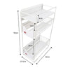 Hanging Magnetic Refrigerator Side Shelf Spice Rack Kitchen Rack &Sliding Drawer