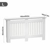 White Radiator Cover Grill Shelf Cabinet MDF Wood Modern Traditional Furniture