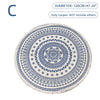 120CM Bohemia Style Round Morocco Area Rug Tassel Carpet Mat Floor Blanket A+