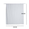 Shower Curtain Plain White Extra Wide Extra Long Standard With Hooks Ring