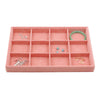 UK Velvet Jewelry Display Organizer Storage Necklaces Earrings Ring
