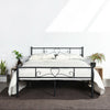 Black Metal Bed Frames Single/Double Bed Frame 3ft,4ft6 Bedframe Bedstead Stable
