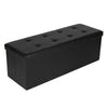 Foldable Cuboid Storage Ottoman Footrest Bench Box Seat Footstool Multiple Color