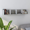 CD Wall Shelf 100cm Engineered Wood Living Room Cabinet Multi Colours vidaXL
