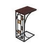 C Shaped Sofa Side Table Snack/Coffee End Table for Living Room/Bedroom Home