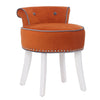 Upholstered Velvet Dressing Table Stool Chair Makeup Padded Bedroom Piano Stools