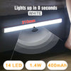 USB Rechargeable Strip Wireless PIR Motion Sensor LED Light Cabinet Closet Lamp