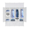 Cube DIY Plastic Storage Wardrobe Shoe Organizer Shelves Unit Hanging Cabinet UK