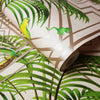 HOLDEN CONGO GEOMETRIC METALLIC WALLPAPER ART DECO TROPICAL ANIMALS PALM LEAVES