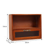 Retro Wall/Desktop Wooden Drawers Storage Cabinet Organiser Cosmetic Jewelry Box