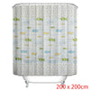 Modern Shower Curtain Partition Waterproof Mildew PEVA Bathroom Curtain