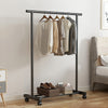 Heavy Duty Clothes Rail Home Shop Garment Hanging Display Stand Rack On Wheels
