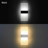 3/6W LED Wall Sconce Light Indoor Acrylic Up Down Lighting Bedroom Corridor Lamp