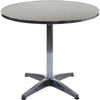 Aluminium Chrome Bistro Table Square Round Stacking Chair Cafe Outdoor Furniture