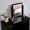 Modern Dressing Table Vanity Makeup Jewellery Desk 3 Drawer &Mirror Bedroom
