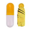 Mini Pocket Capsule Umbrella Sun Anti UV 5 Folding Rain Windproof Compact Case