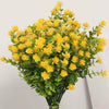 6 Bundles Artificial Flowers Plastic Fake Resistant Outdoor Plants Faux UV UK