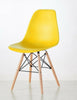 Set of 4 Dining Chairs Retro Wooden Legs Office Kitchen Lounge Chair