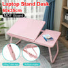 Laptop Table Folding Desk Stand Bed Tray Sofa Computer Study Portable Adjustable