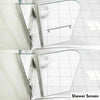 Bath Shower Screen 180 Pivot 6mm Glass Over Bath Screen 2 4 5 Fold Door Panel