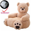 Baby Kids Plush Sofa Seat Children Bear Panda Soft Chair Toddlers Armchair Seat