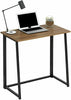 Folding Computer Desk Wooden Foldable Study Table Laptop PC Table Home Office