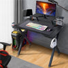 91cm Height Computer Desk Gaming Table Office Desk with Cup Holder and Mouse Pad