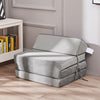 Single Double Fold Out Chair Z Bed Futon Couch Sleepover Guest Mattress Washable