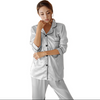 Women Lady Satin Silk Satin Pajamas Set Long Sleeve Night Sleepwear Pyjamas Suit