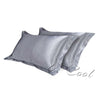 2X Soft Satin Mulberry Pure Silk Pillowcase Covers Queen Standard Hair Beauty