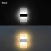 3/6W LED Wall Sconce Light Indoor Acrylic Up Down Lighting Bedroom Corridor Lamp