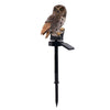 LED Solar Powered Garden Lights Owl Animal Rabbit Lawn Ornament Waterproof Lamp
