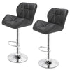 2X Faux Leather PU Bar Stools Breakfast Bar Chair Kitchen Stool Swivel Barstool