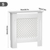 White Radiator Cover Grill Shelf Cabinet MDF Wood Modern Traditional Furniture