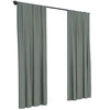 Thick Thermal Blackout Curtain Pencil Pleat Eyelet Ring Top Pair Curtains Panel