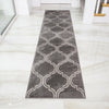 Grey Moroccan Washable Rug Trellis Indoor Outdoor Rugs Easy Clean Flatweave Mat