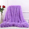 UK Faux Fur Fluffy Blanket Long Pile Soft Warm Sofa Bed Double Size Shaggy Cover