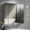 LED Bathroom Mirror Lights Illuminated with Demister Shaver Socket Touch Modern